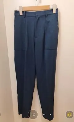 【美品 ガリャルダガランテ テーパードパンツ ブルーグレー】