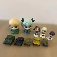 ガルパン 一番くじ なのきゅんキャラ＆でふぉめか　サークルKサンクス限定 指人形