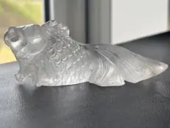 セール　水晶　金魚の置物