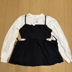 未着用　しまむらレイヤードデザイン 長袖トップス セット　Lサイズ