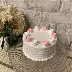 クレイケーキ　15cm 土台　薔薇　お誕生日　推し活　ウェディング