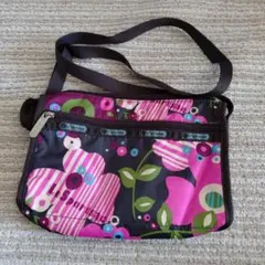 レスポートサック　Lesport　ショルダーバッグ　ピンク花柄