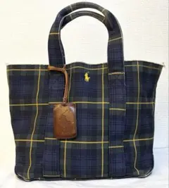 POLO Ralph Lauren チェック柄 トートバッグ