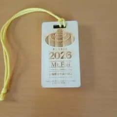 Mt.Fuji 2026 山梨県富士山吉田口 木札のサムネイル