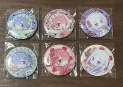 リゼロ　缶バッジ　6種セット　SEGA