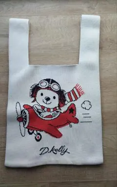 D.KELLY 犬のパイロットデザイン トートバッグ