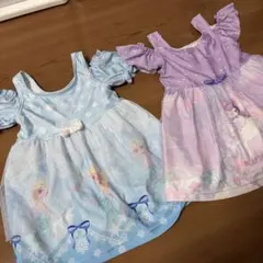 水着　エルサ　クロミ　110cm 2枚セット
