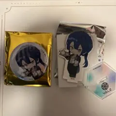 にじさんじ 長尾景 VΔLZ カフェ アクリルスタンド 缶バッジ