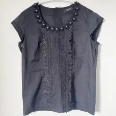 INGEBORG インゲボルグ　ブラウス　シャツ　リボン　フラワー　花柄　11