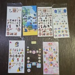 平成　年代物　希少　ディズニー　シール　7枚セット
