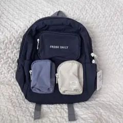 【新品】FRESH DAILY ネイビー リュック　タグ付き