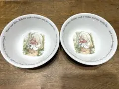 ピーターラビット　WEDGWOOD 陶器ボウル 2個ウェッジウッド「旧刻印」のサムネイル