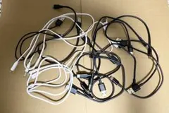 USB充電ケーブル ホワイト ブラック まとめ売り