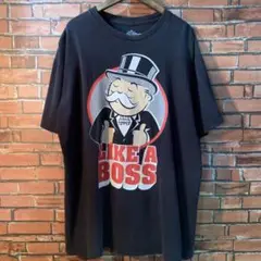 usa古着 MONOPOLY 半袖Tシャツ XL キャラ アメリカンプリント
