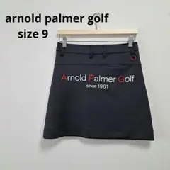 【美品】arnold palmer golf ゴルフウェア スカート 9 黒のサムネイル