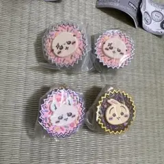 ちいかわ　手作りおやつチャーム♯平成女児チョコ うさぎ、モモンガ、ラッコ×2