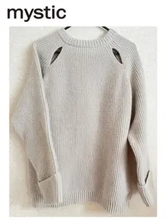 カットアウト ニット