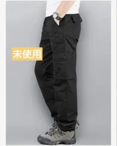 【パンツ】作業着ズボン ロングパンツ ゆったり 大きいサイズ 多機能ワークパンツ
