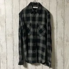 《美品》 BEAMS LIGHTS チェックシャツ(シワ加工) Mサイズ