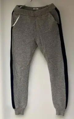 noma t.d カシミア　ラインパンツ　ニットパンツ　トラックパンツ