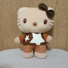 サンリオ　ハローキティ ぬいぐるみ マスコット　日焼け　激レア　レトロ
