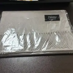 Filomo ベビーカシミヤ100% 大判マフラー ベージュ タグ付き