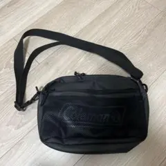 コールマン　ブラック ナイロン ショルダーバッグ