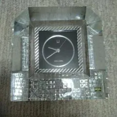 ホヤクリスタルクロック　記念品 刻印入りのサムネイル