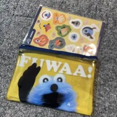 スンスン スシロー　コラボ ポーチ 新品未使用　イエロー