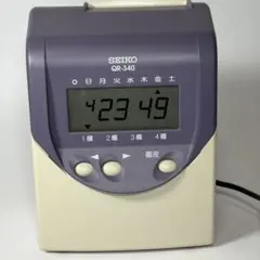 ☆箱入 美品 SEIKO タイムレコーダー QR-395 + 新品カード50枚 - メルカリ