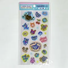 エンジェルブルー エポキシシール ステッカー 平成レトロ ぷっくりシール 新品