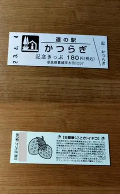 道の駅切符鹿児島県根占、通常と限定セット 道の駅 だいとう グランドオープン特別記念きっぷ と 記念きっぷ