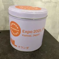 オランダパビリオンの缶　大阪万博　関西万博　EXPO2025