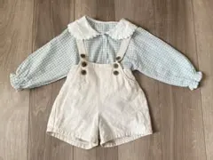 春のお出かけ着　ロンパース　サロペット コーデ売り　80 90cm