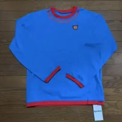 NyucoDeco 長袖カットソー ブルー レッド