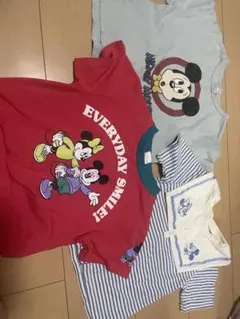 ミッキーマウス Tシャツ 3枚セット