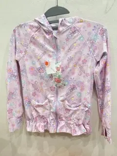 UVカット花柄ラッシュガード 140センチ