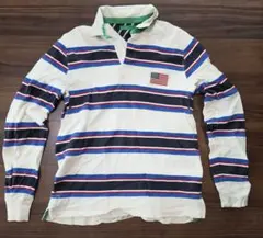 TOMMY HILFIGER ラガーシャツ USAロゴ トミヒル