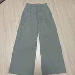 ワイドパンツ グレー