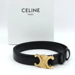 ♡新品 セリーヌ CELINE トリオンフ ベルト ブラック 85 プレゼント