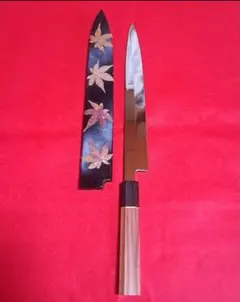 本焼　柳刃包丁　尺寸 本焼柳刃 白鋼 水牛柄 1尺1寸（330mm） | 刃物の老舗 本家かね惣