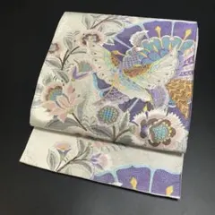 未着用 袋帯 唐織 菊花 鳳凰 花菱 金糸 着物 帯 053k p - メルカリ