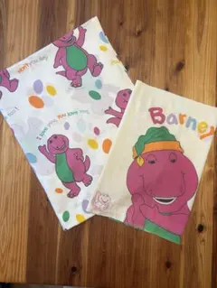 used】Barney&Friends バーニー フラットシーツ232×168 - メルカリ