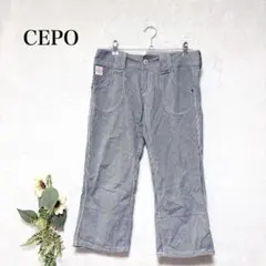 CEPO 千鳥格子柄　パンツ　Ｓ　7分丈パンツ　セポ　カジュアル