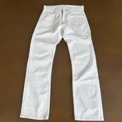 リーバイス ホワイト ストレートデニムパンツ　29×30