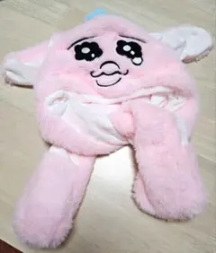 被り物 おぱんちゅうさぎ ハンカチ ヘアピンセット