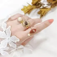 ひし形のくるりんぱリング‪ꔛ‬ 専用ページを作成いたします