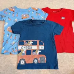 ネクストNEXT ロンドンバス　キッズ Tシャツ 3枚セット 100 まとめ売りのサムネイル