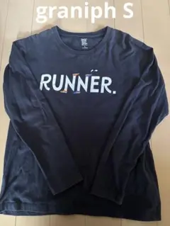 graniph ロングTシャツ Sサイズ　ネイビー