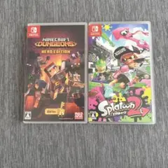 Minecraft Dungeons & Splatoon 2